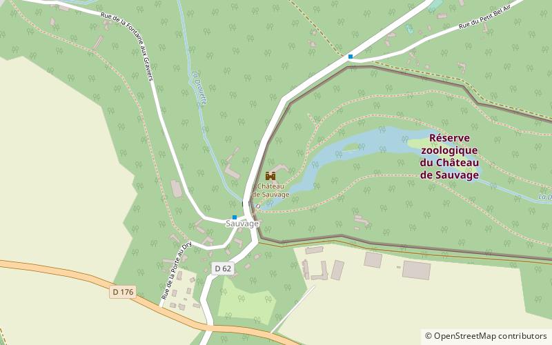 Château de Sauvage location map