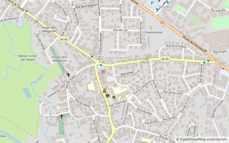 Eckbolsheim location map