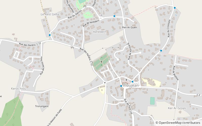 Ploujean location map
