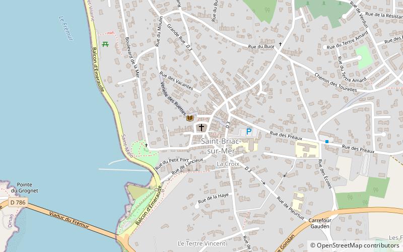 Église Saint-Briac de Saint-Briac-sur-Mer location map