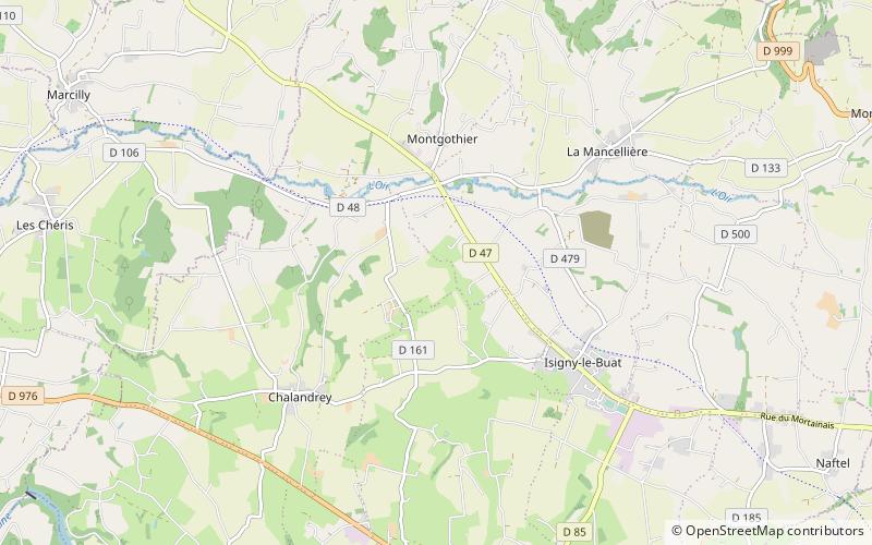 Isigny-le-Buat location map