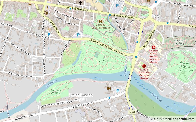 Parc du Jard location map