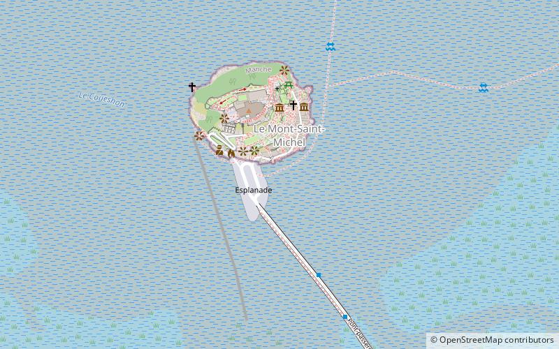 Bahía del Monte Saint-Michel location map