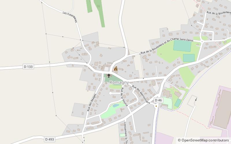 Romagny location map
