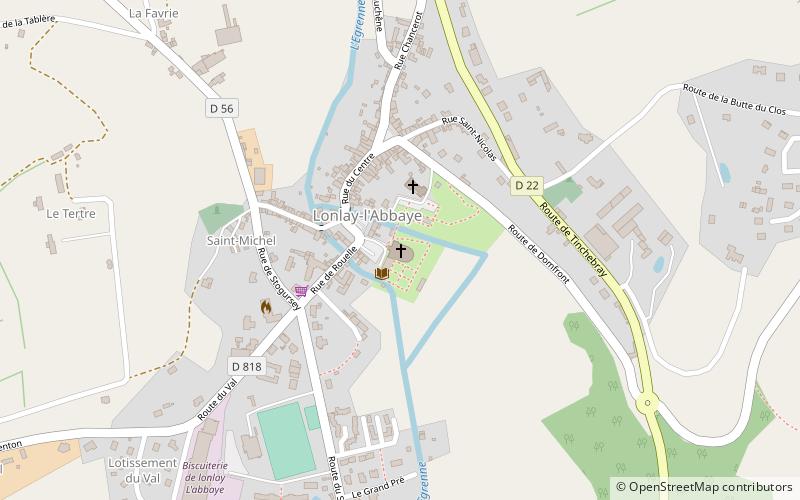 Abbaye de Lonlay location map