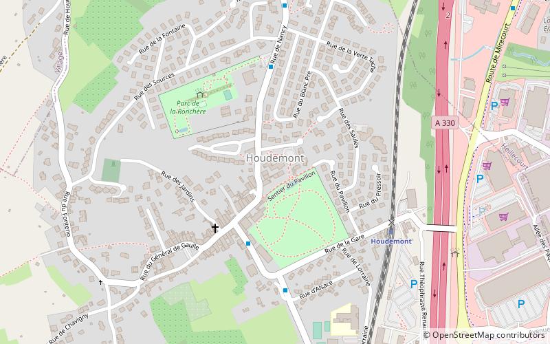 Houdemont location map