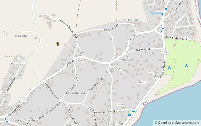 Plounéour-Trez location map