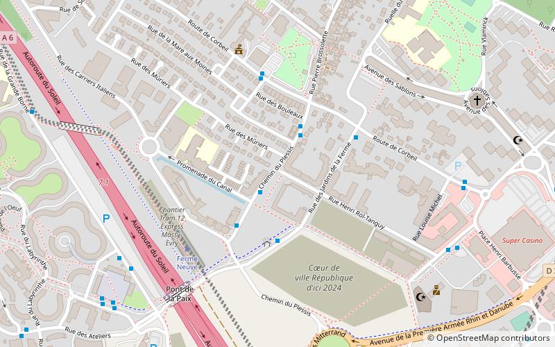 Ferme neuve location map