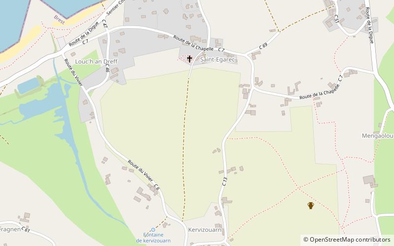 Kerlouan location map
