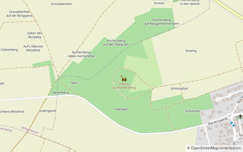 Kochersberg location map