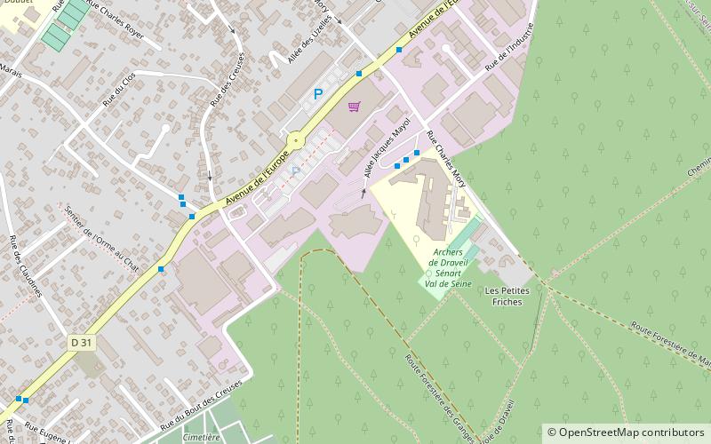 aqua senart draveil location map