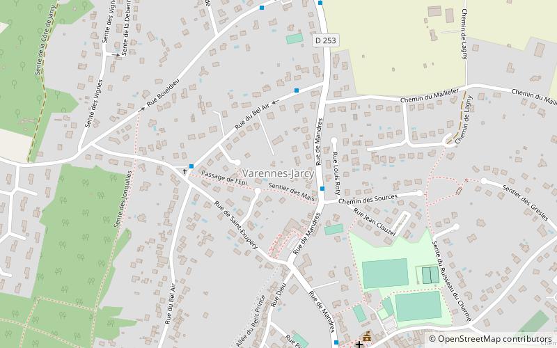 Varennes-Jarcy location map