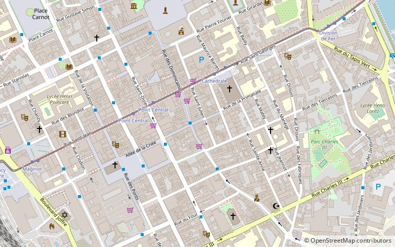 rue de la primatiale nancy location map