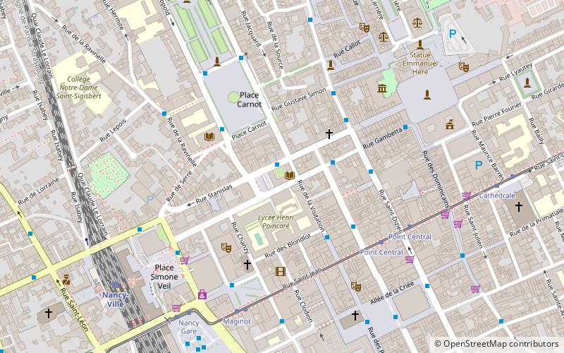 Biblioteca municipal de Nancy location map