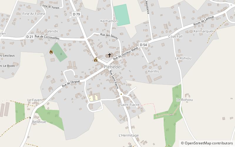 Pléhédel location map