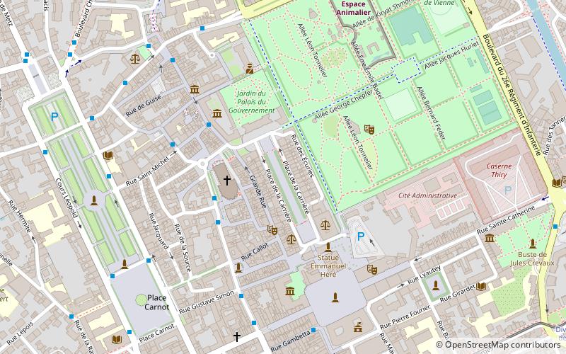 place de la Carrière location map