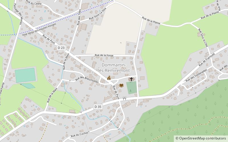 Dommartin-lès-Remiremont location map