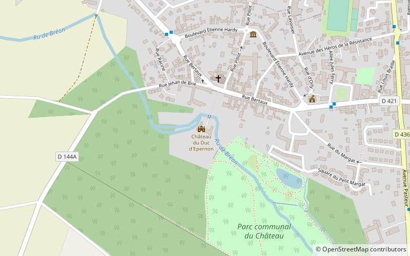 Château du duc d'Épernon location map