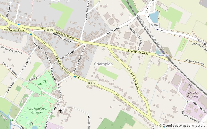 Champlan location map
