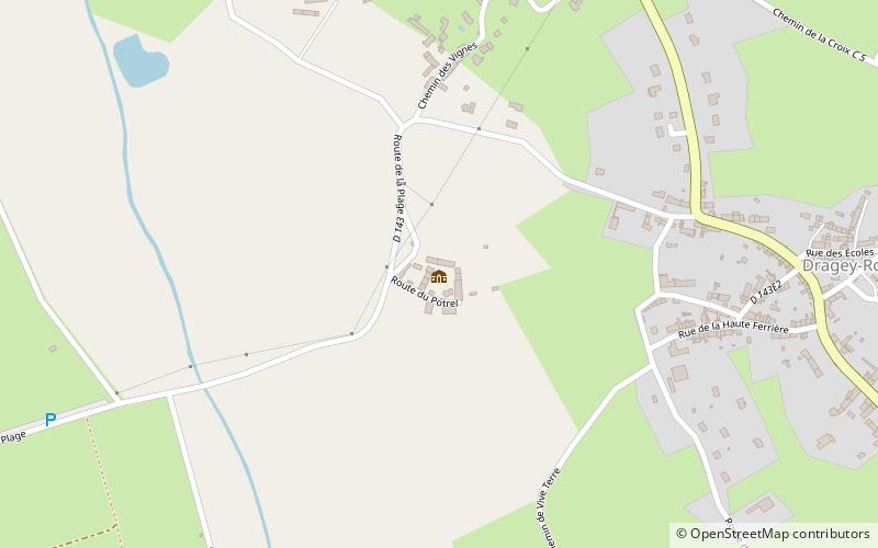 Manoir de Potrel location map