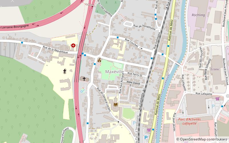 Maxéville location map
