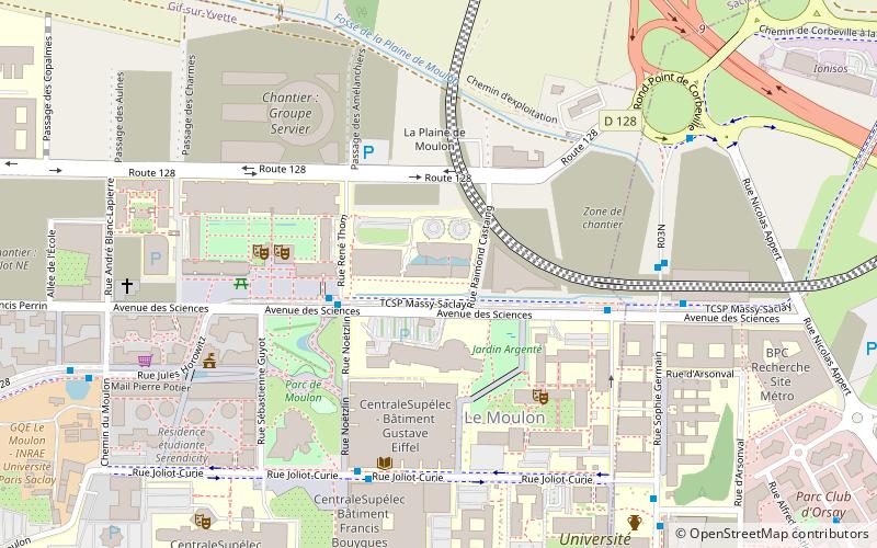 universite paris sud gif sur yvette location map
