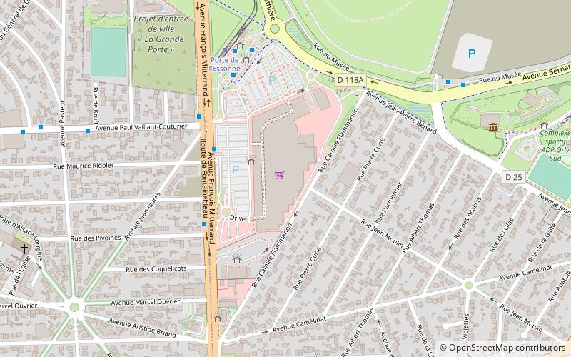 Centre commercial Athis-Mons location map