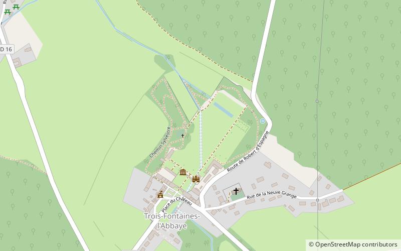 Abbaye de Trois-Fontaines location map