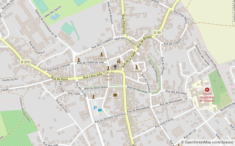 Sézanne location map