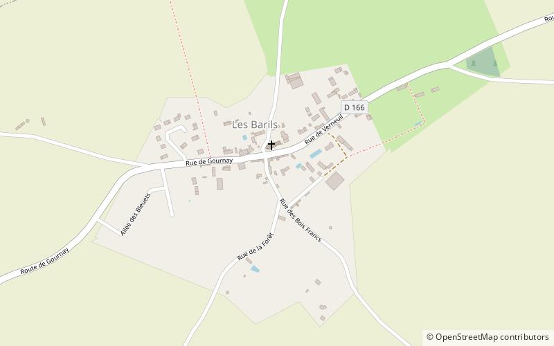 Les Barils location map