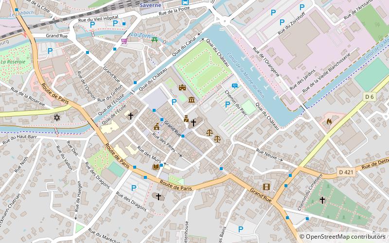 Église Notre-Dame-de-la-Nativité de Saverne location map