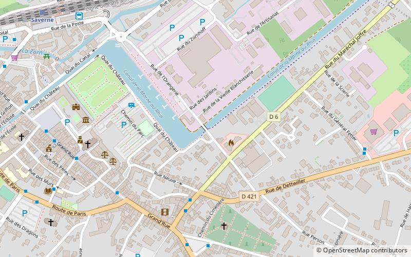 Rue de l'Orangerie location map