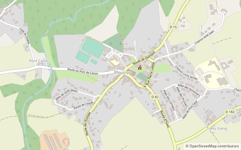 Plourivo location map