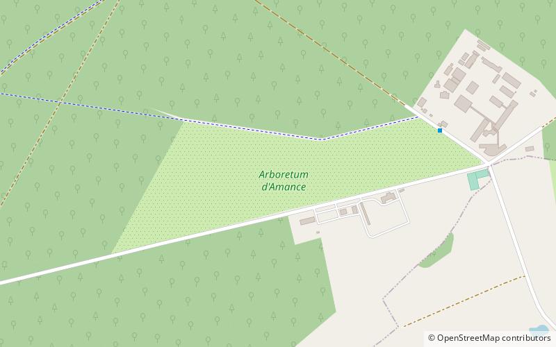 Arboreto de Amance location map