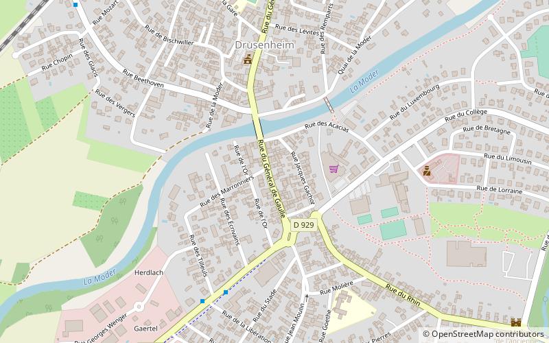 Drusenheim location map