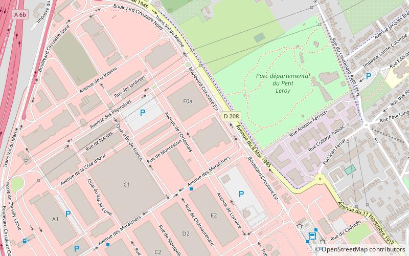 Chevilly-Larue location map