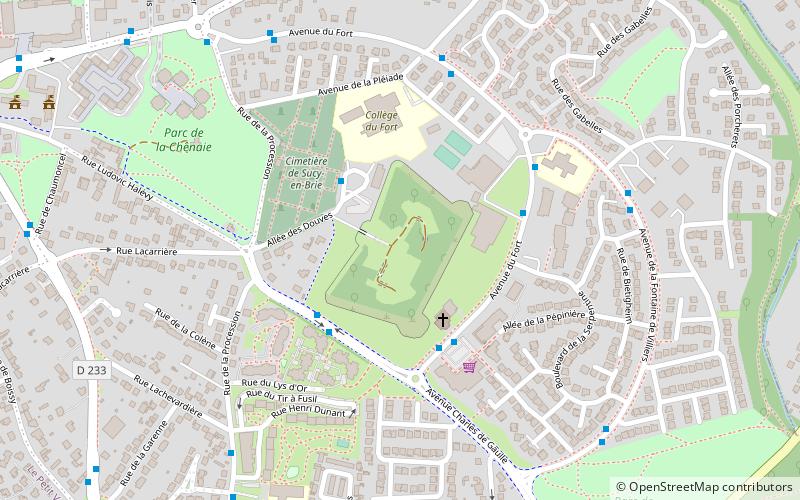 Fort de Sucy location map