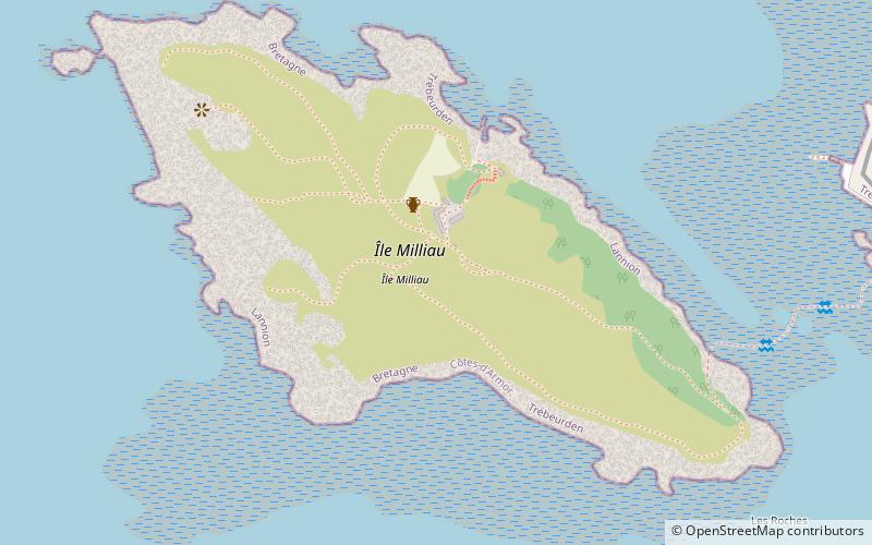 Île Milliau location map