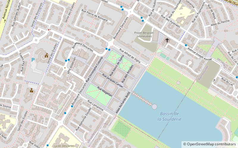 Arcades du Lac location map