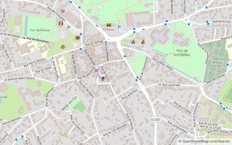 Sucy-en-Brie location map
