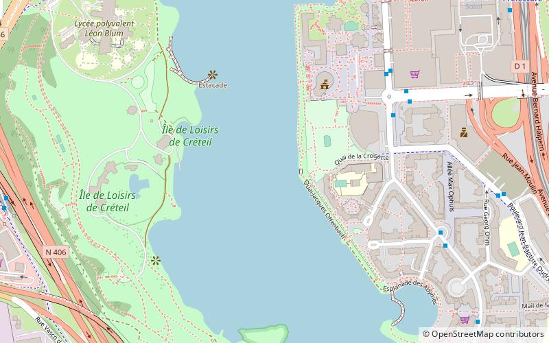 Lac de Créteil location map