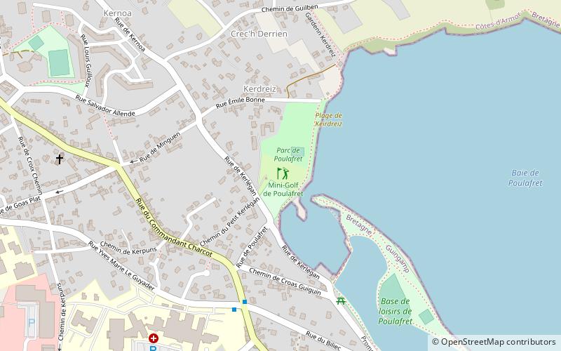 mini golf de poulafret paimpol location map