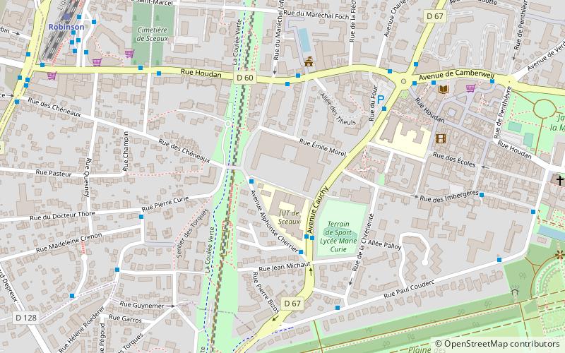 lycee marie curie massy location map