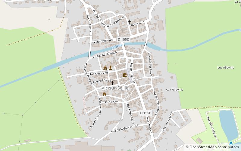 Vic-sur-Seille location map