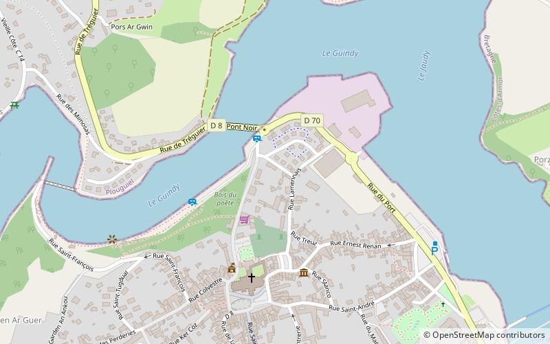 Diocèse de Tréguier location map
