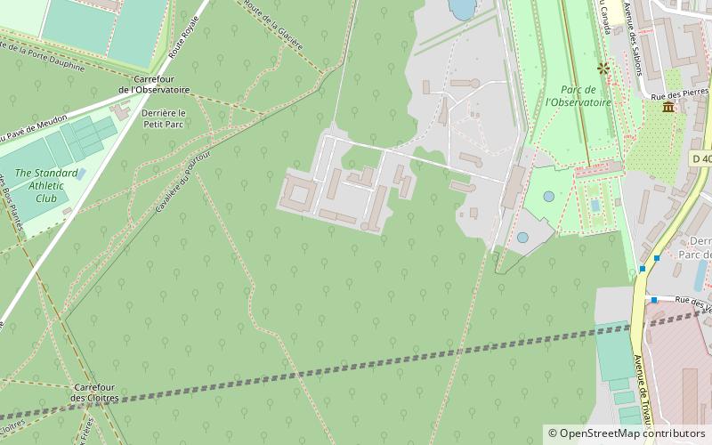 Solar Observatory Tower Meudon location map