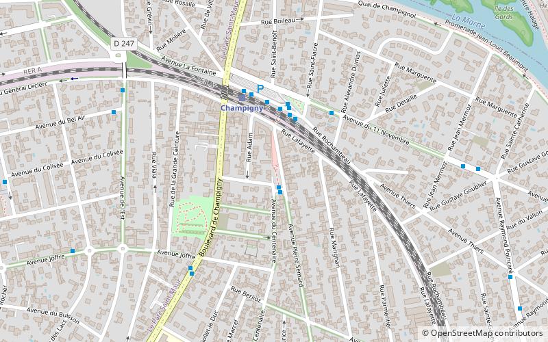 marche de champignol paris location map