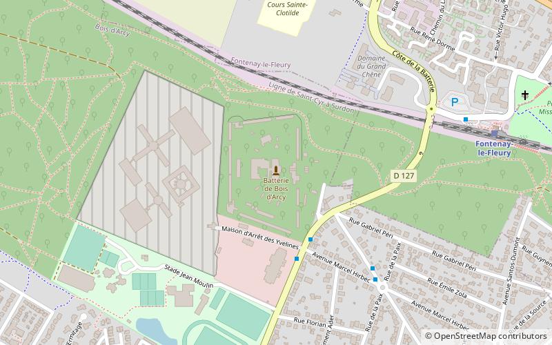 Batterie de Bois-d'Arcy location map