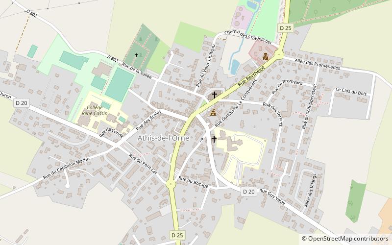 Athis-de-l’Orne location map