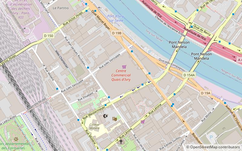 centre commercial quais divry paris location map